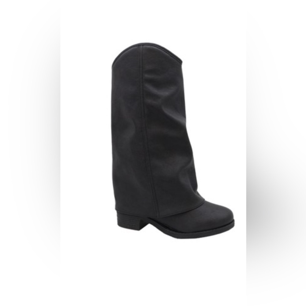 Kids foldover boots